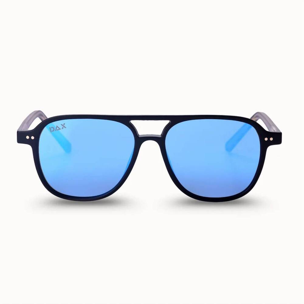 NEW DAX EYEWEAR briggs aviator sunglasses in blue